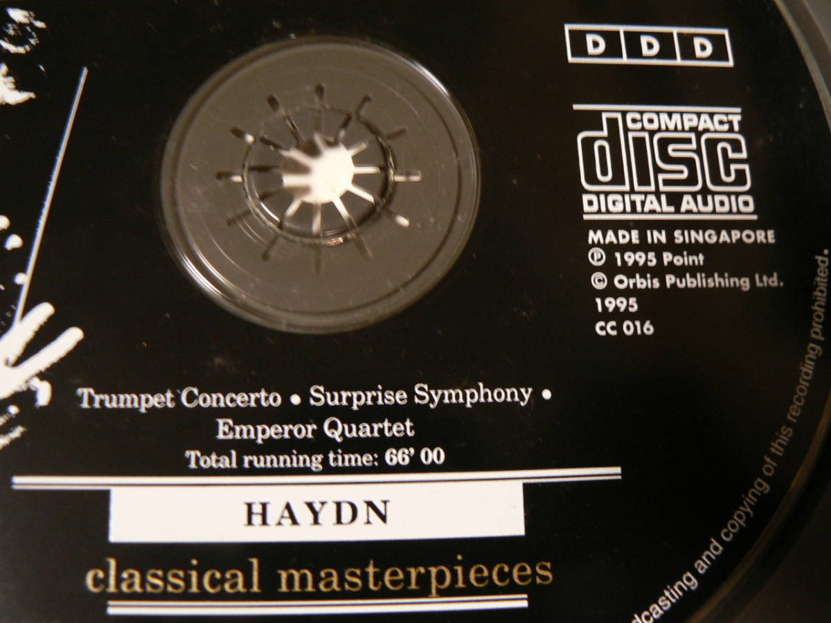 送料最安 180円 CDM17：音楽CD ハイドン　古典派音楽の最高峰　HAYDN　CLASSIC COLLECTION　クラシックコレクションNo.16_画像2