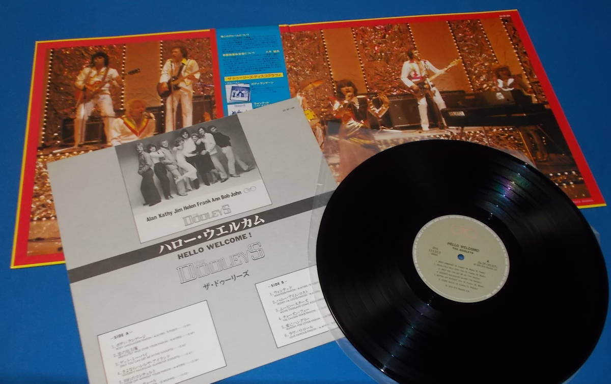 ☆LP★70s名盤!●THE DOOLEYS/ザ・ドゥーリーズ「Hello Welcome !/ハロー・ウェルカム」帯付き/ベスト盤/即決!●_画像2