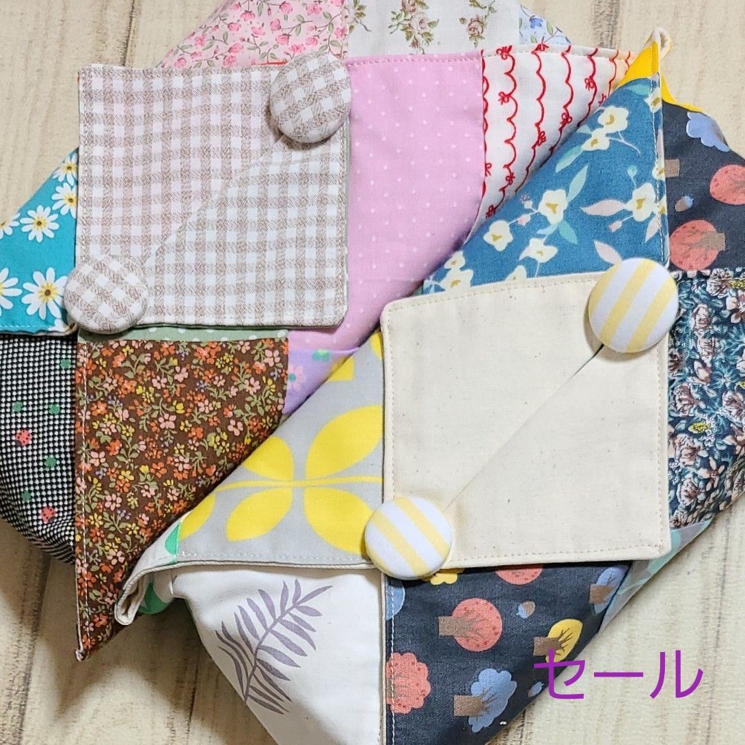 パッチワークボックスティッシュケース 2コセット ハンドメイド パッチワークボックスティッシュケース 2コセット ハンドメイド