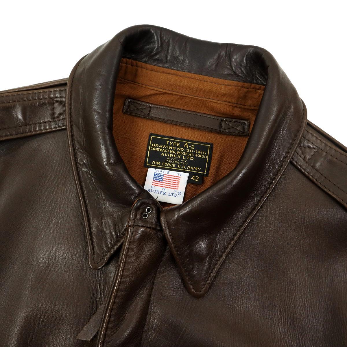 B1897】【美品】【ビッグサイズ42】【定価125,400円】AVIREX