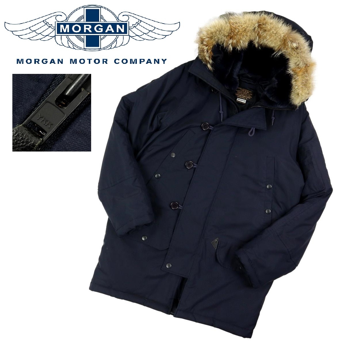 【B1932】【美品】MORGAN PRODUCTION モーガンプロダクション N-3B フライトジャケット コート サイズS