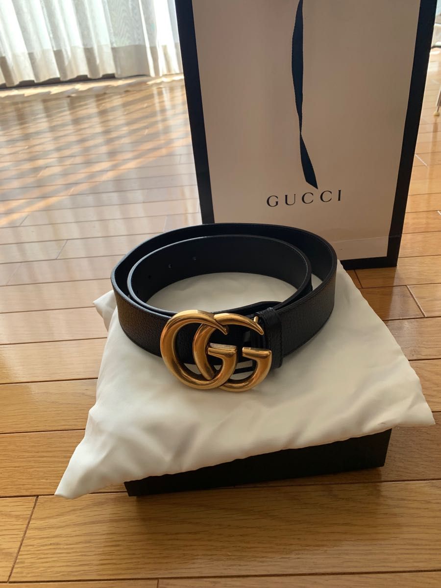 グッチ GUCCI メンズベルト 蛇 スネーク ブラックカラー - ベルト