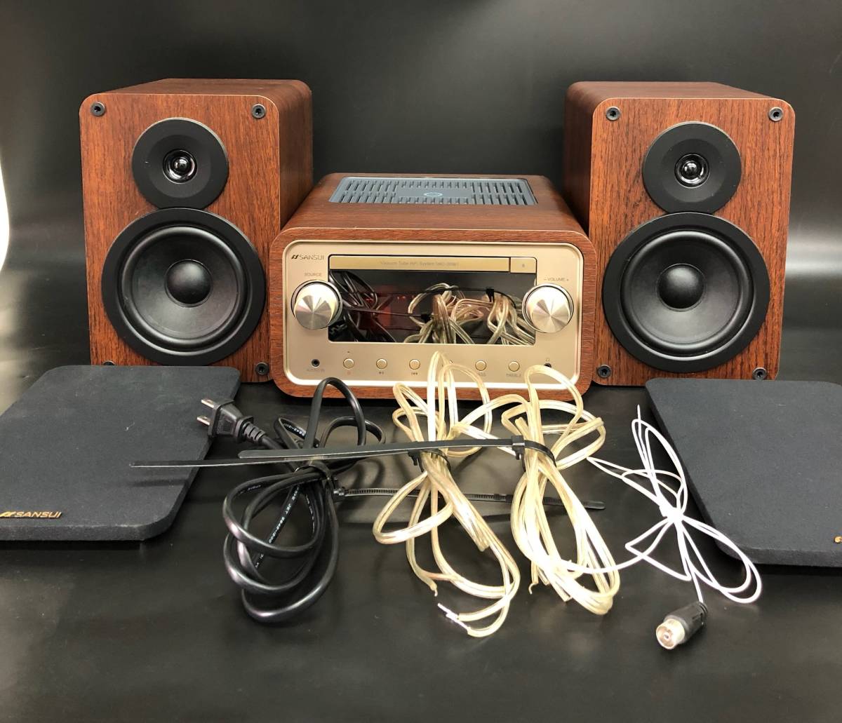 SANSUI 真空管ステレオコンポ SMC-300BT オーディオ機器 アンプ
