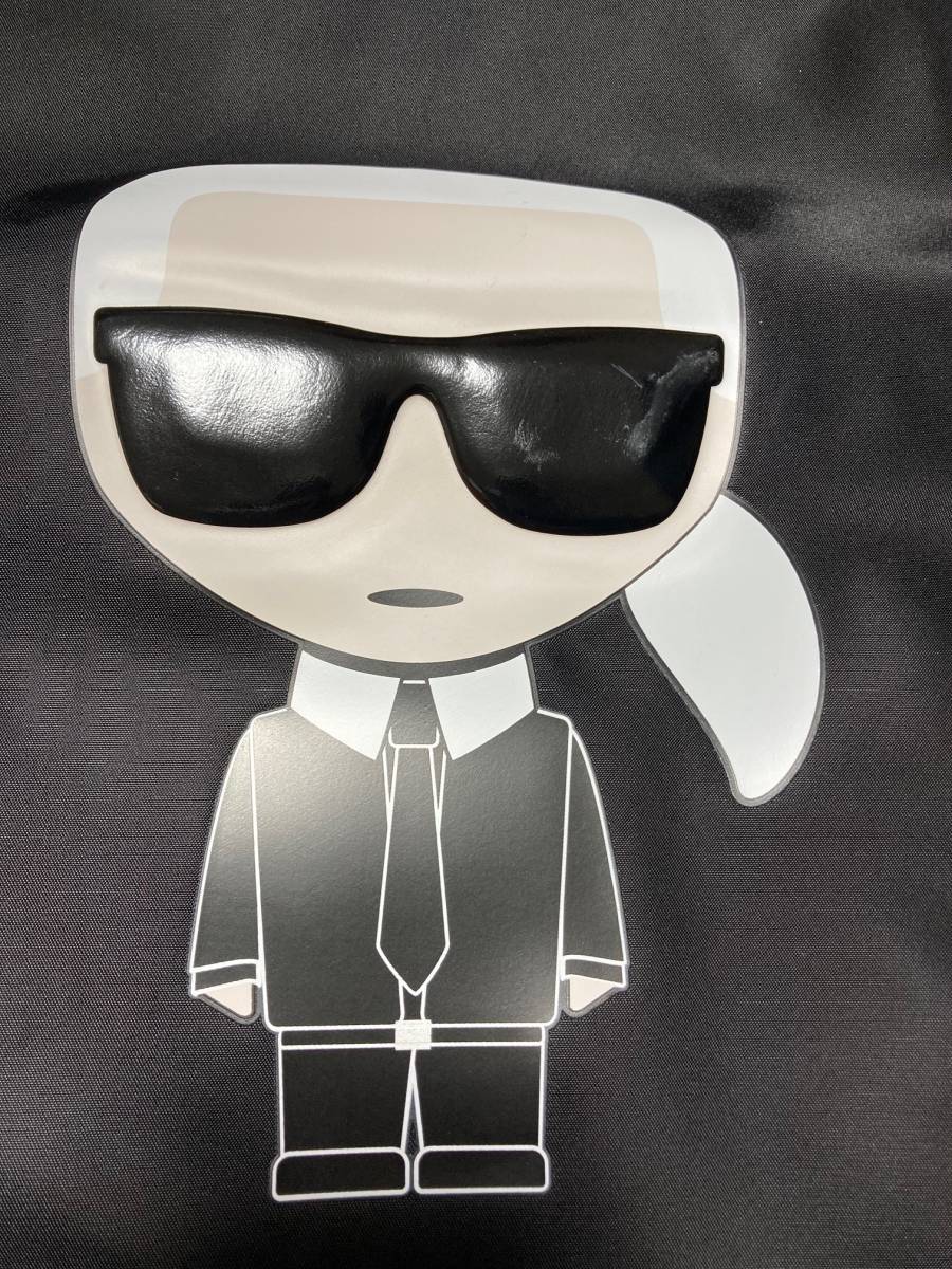 リュック KARL LAGERFELD カールラガーフェルド　画像4にくもりあり カールラガーフェルド 柄 新品　紙タグ付き 超激レア 本物 保存袋付き_画像7