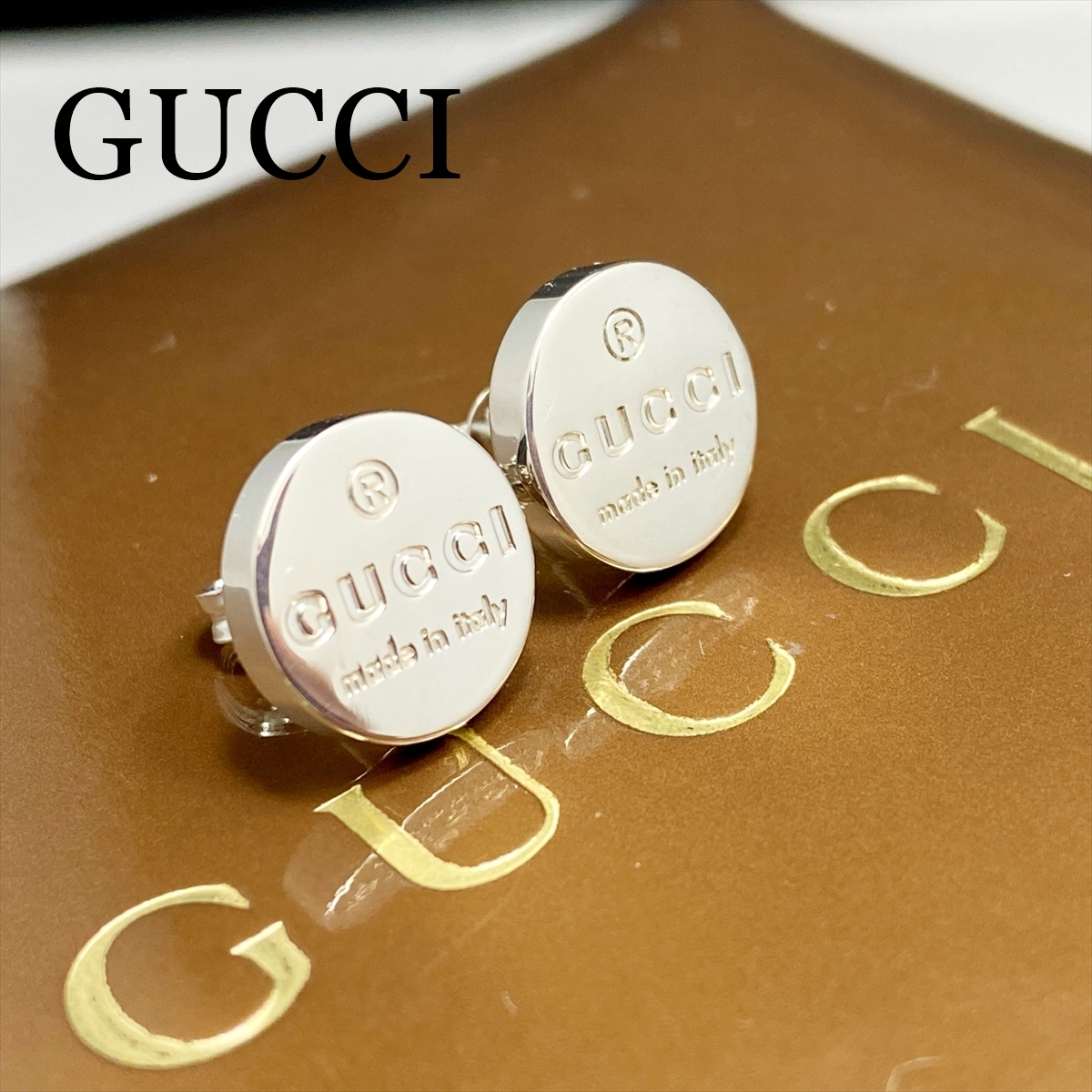 多様な 新品仕上 グッチ ピアス GUCCI グッチ ロゴ Gロゴ 925 スタッド