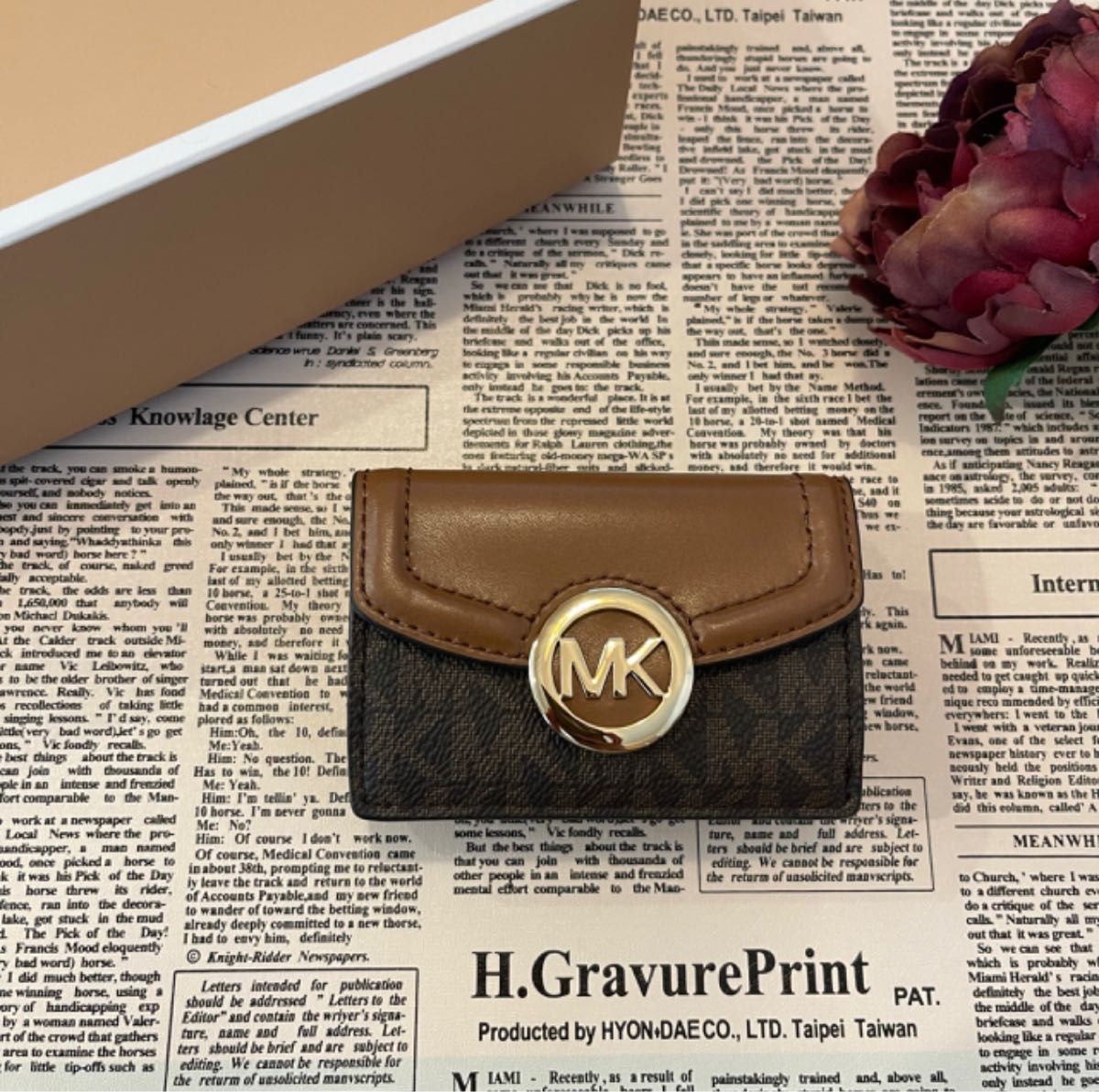 Michaelkors マイケルコース 三つ折り財布新品未使用