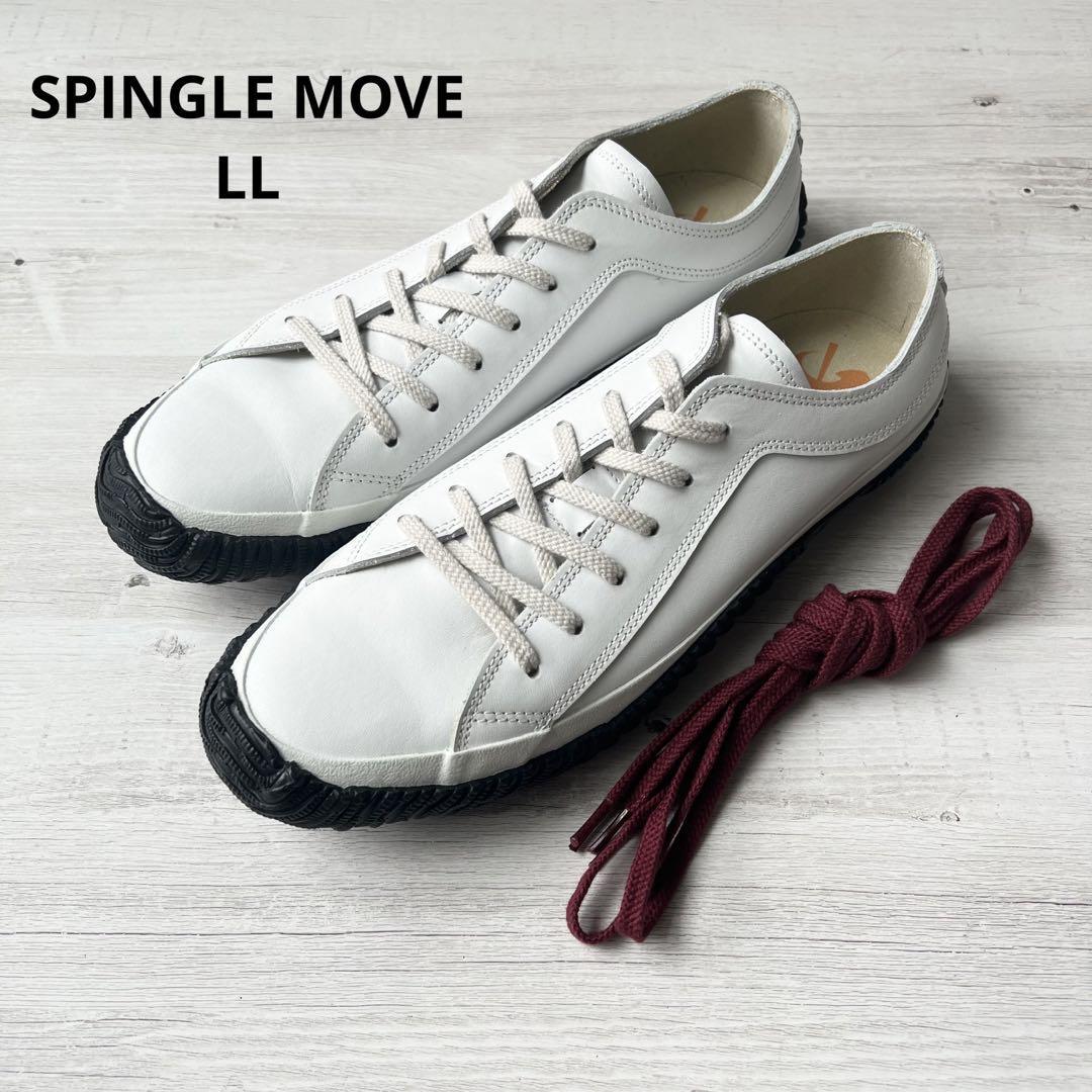 即発送可能】 SPINGLE MOVE ハイカット レザースニーカー LL ブラック