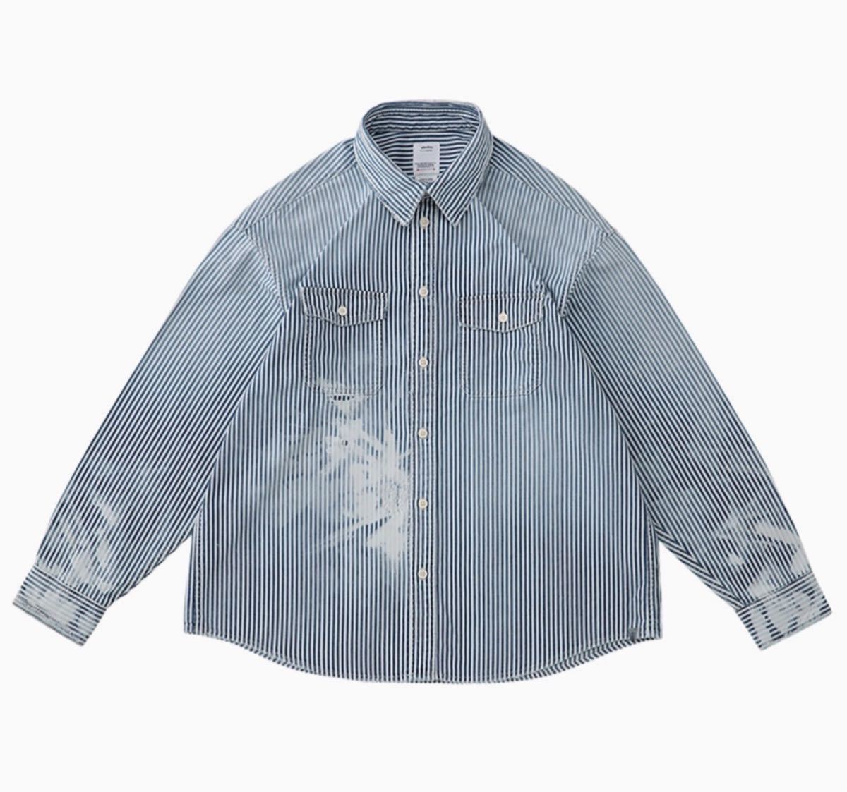 Yahoo!オークション - visvim 2022 SS LUMBER L/S HICKORY CRASH Yahoo!オークション - visvim 2022 SS LUMBER L/S HICKORY CRASH