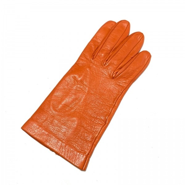 セルモネータグローブス Sermoneta gloves - レザー オレンジ レディース 手袋