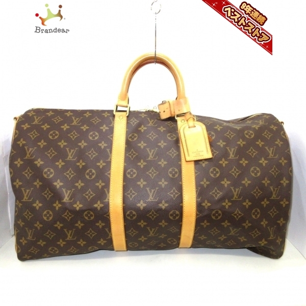 注目ブランド キーポル・バンドリエール55 M41414 ボストンバッグ VUITTON LOUIS ルイヴィトン モノグラム・キャンバス バッグ FL0060 レディース - ボストンバッグ