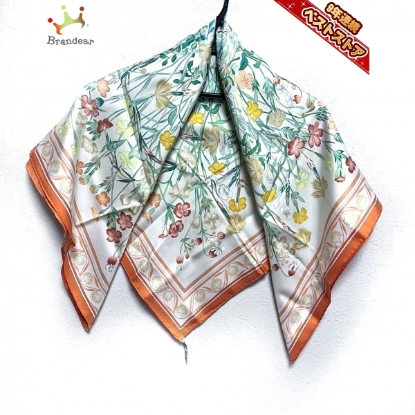 人気スポー新作 sauvages OEillets オレンジ×アイボリー×マルチ カレ90 HERMES エルメス et スカーフ 美品 Caryophyllees autres スカーフ 人気スポー新作 sauvages OEillets オレンジ×アイボリー×マルチ カレ90 HERMES エルメス et スカーフ 美品 Caryophyllees autres スカーフ