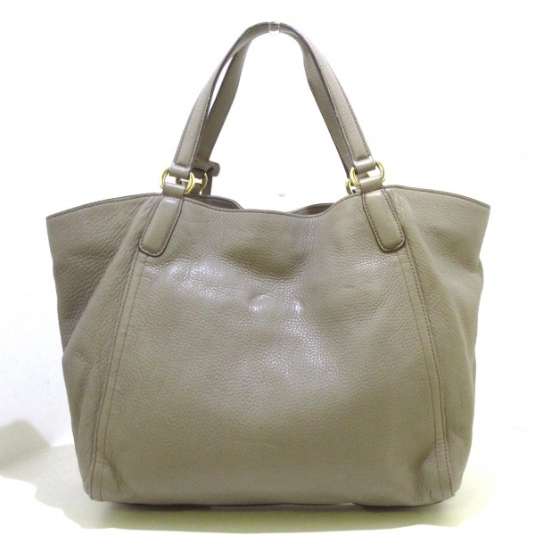 グッチ GUCCI トートバッグ 282309 ソーホー レザー グレーベージュ レディース バッグ_画像3