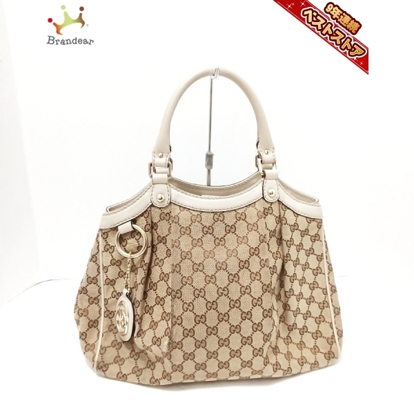 定番のお歳暮 グッチ GUCCI トートバッグ 211944 GG柄,スーキー ジャガード×レザー ベージュ×ダークブラウン×アイボリー バッグ その他 定番のお歳暮 グッチ GUCCI トートバッグ 211944 GG柄,スーキー ジャガード×レザー ベージュ×ダークブラウン×アイボリー バッグ その他