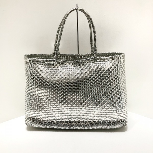 専用ですイントレッチオ シルバーワイヤートートバッグ バッグ かご