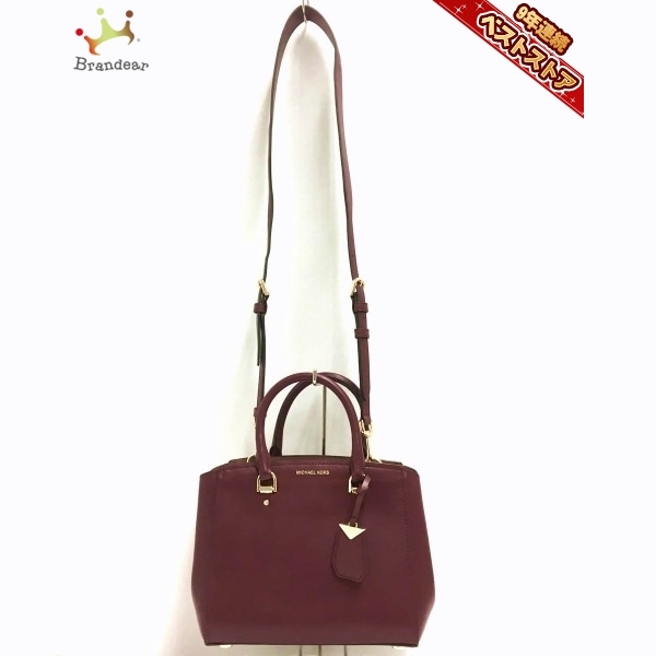 魅了 KORS MICHAEL マイケルコース トートバッグ バッグ ボルドー レザー - その他 魅了 KORS MICHAEL マイケルコース トートバッグ バッグ ボルドー レザー - その他