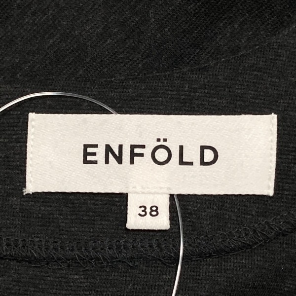 エンフォルド ENFOLD 半袖カットソー サイズ38 M - ダークグレー レディース トップス_画像3