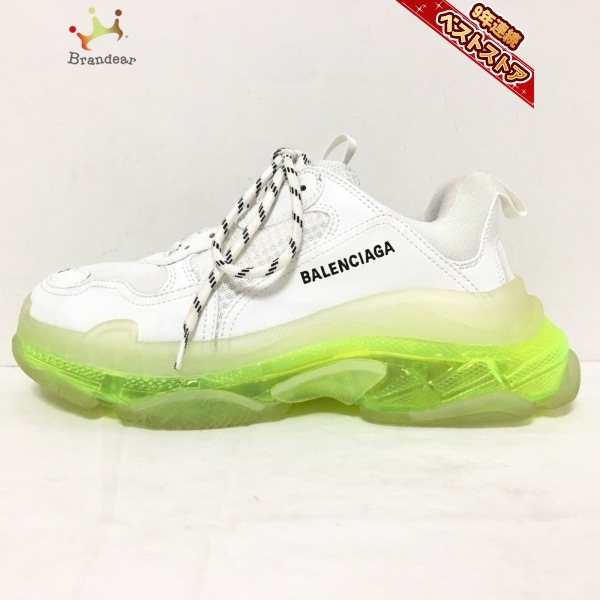 バレンシアガ BALENCIAGA スニーカー 27.5 541624 トリプルSクリア