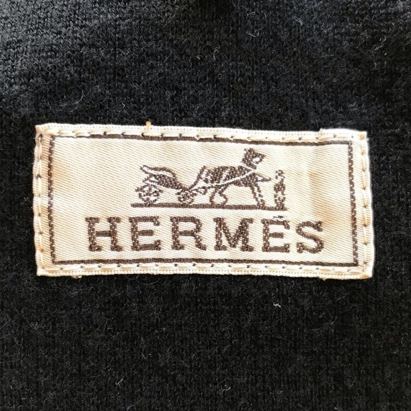 エルメス HERMES ブルゾン サイズ54 - 黒 メンズ 長袖/ジップアップ/春/秋 ジャケット_画像3