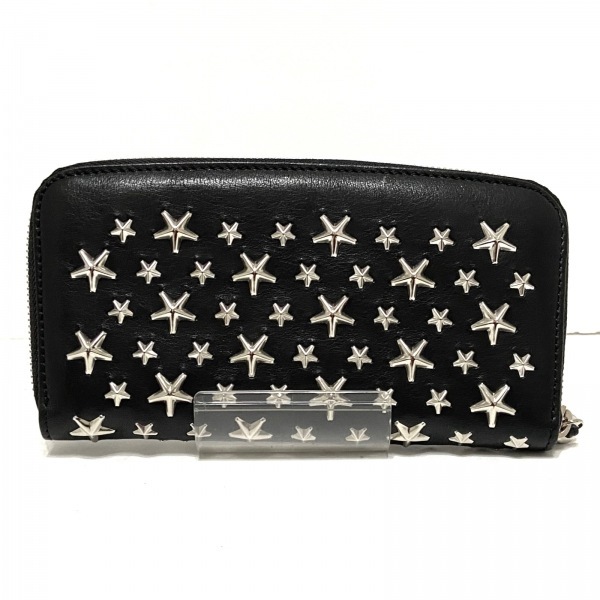 メーカー・ ジミーチュウ JIMMY CHOO 長財布 フィリッパ レザー 黒