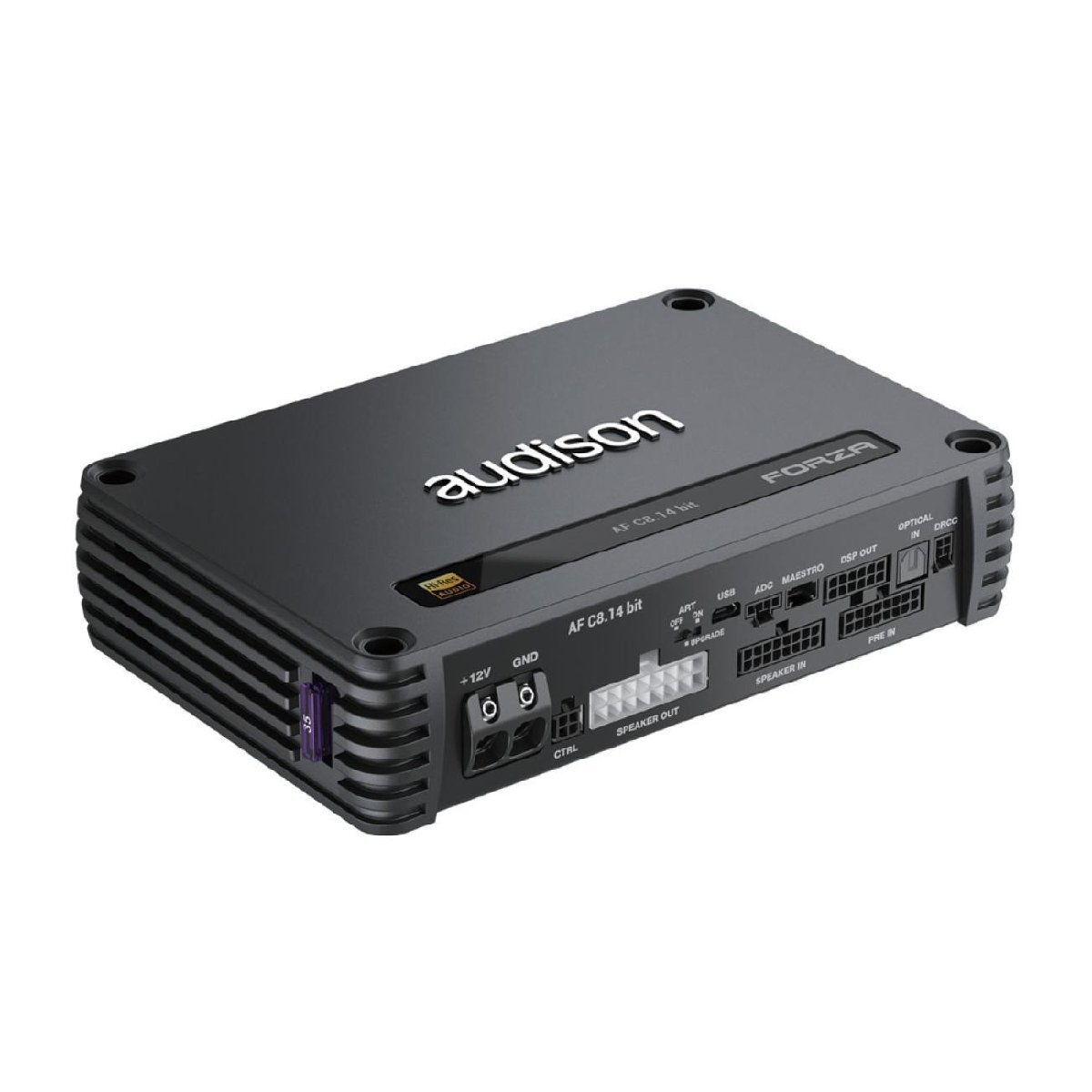 【海外 正規品】 【国内正規品】 audison/オーディソン Forza(フォルツァ)シリーズ DSP内蔵アンプ 8CH 8x65W AF C8.14 bit 1台 アンプ