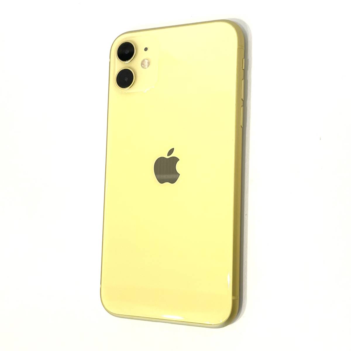【中古】SIMフリー iPhone11 128GB イエロー MWM42J/A ≪au版(SIMロック解除済み),判定〇≫_画像2