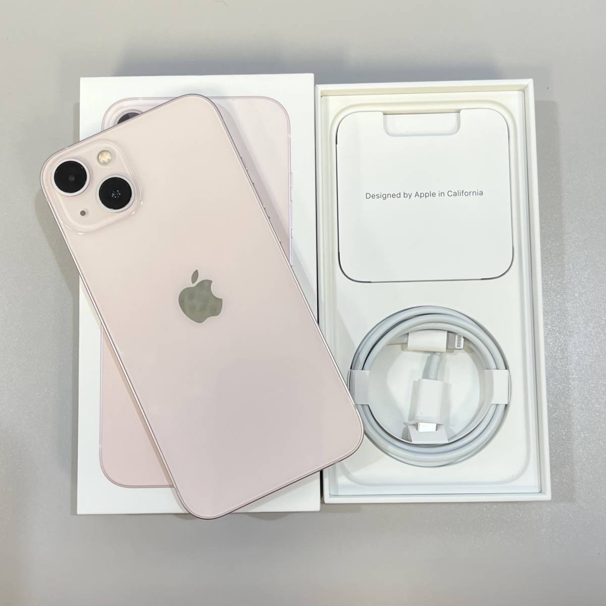中古 美品】SIMフリー iPhone 13 128GB ピンク 利用制限○ MLNE3J/A