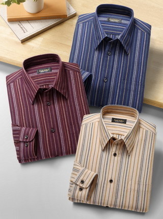 ポールミラー/PaulMiller カジュアルシャツ３色組　Lサイズ