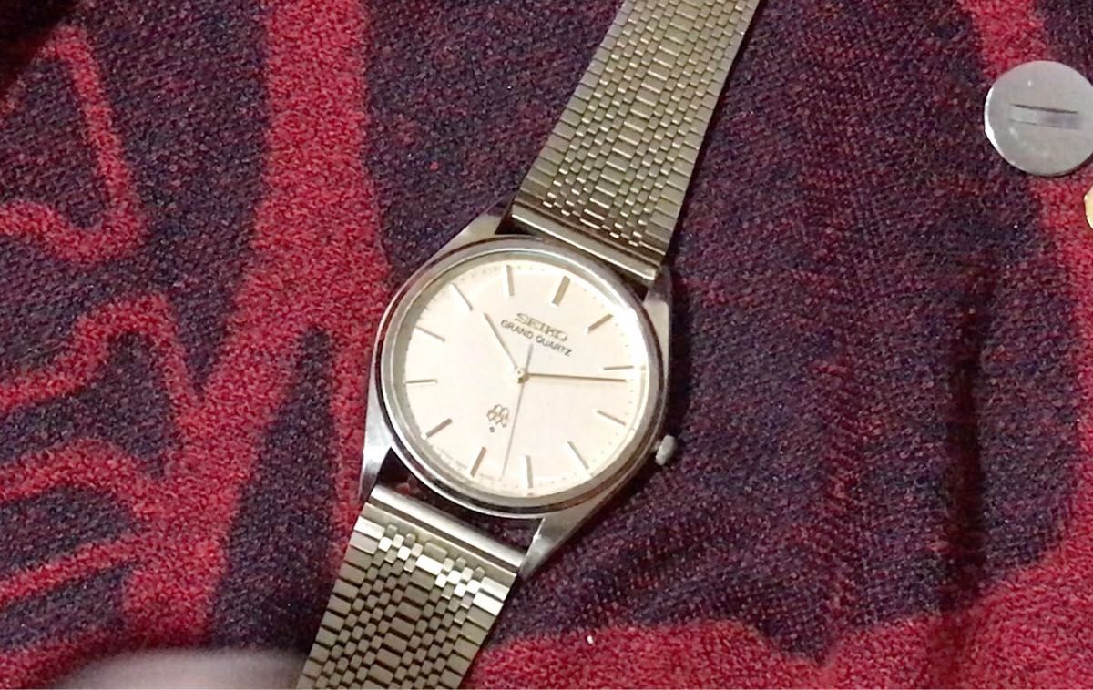 稼働品 美品 Grand Seiko グランドセイコー クォーツ 腕時計 メンズ 