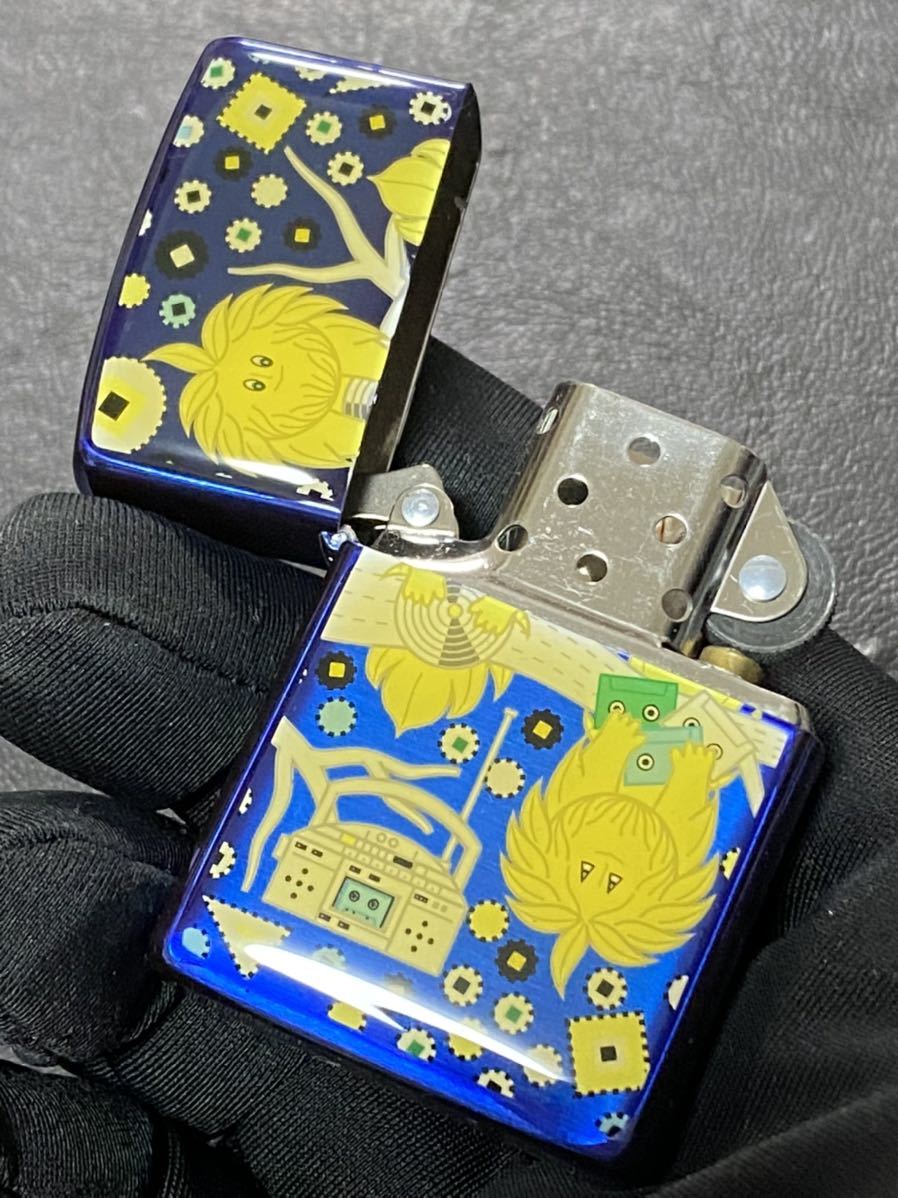 zippo マイルドセブン 若野桂デザイン 限定品 4面加工 希少モデル 2003年製 MILD SEVEN シルバーインナー 2003年製 専用ケース 保証書