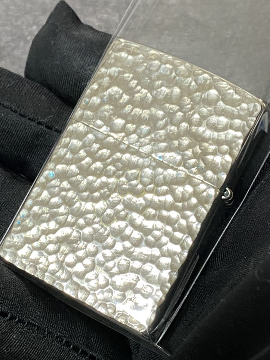 zippo マイルドセブン 両面ハンマートーン 限定品 希少モデル ヴィンテージ 1998年製 MILD SEVEN シルバーインナー 1998年製 ケース 保証書