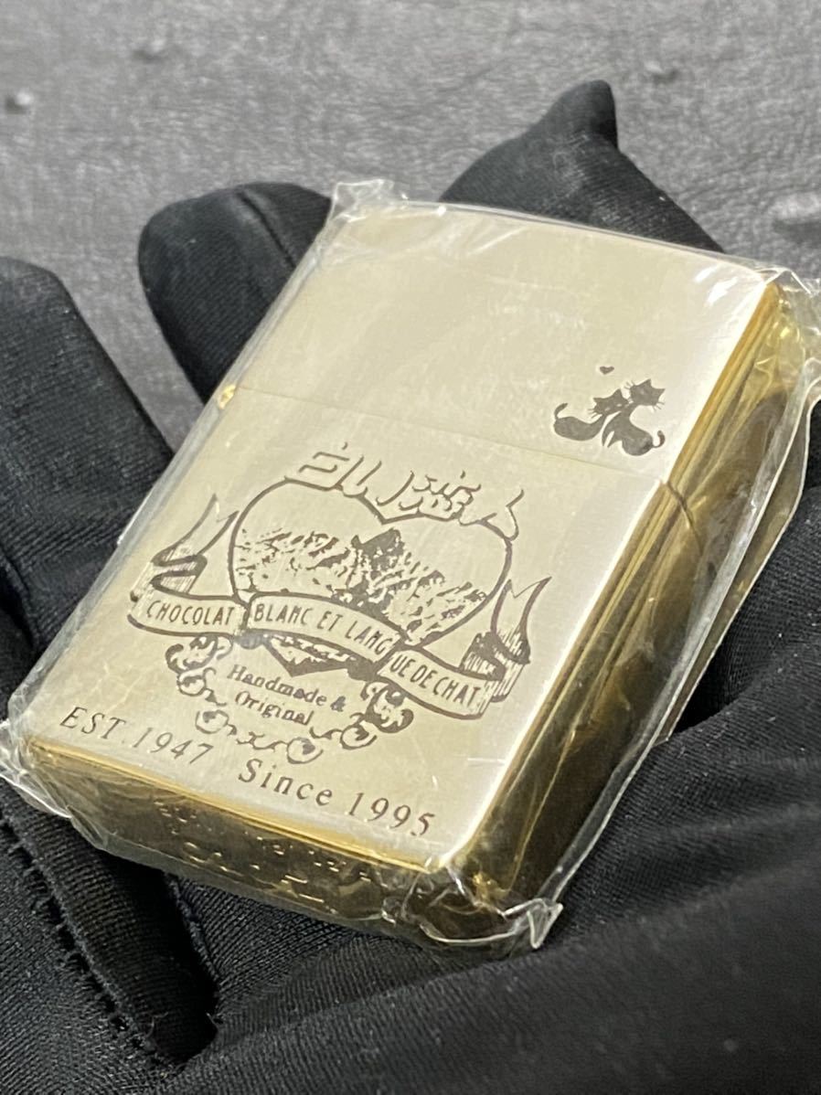 zippo 白い恋人 4面ゴールド 限定品 希少モデル ヴィンテージ 1994年製