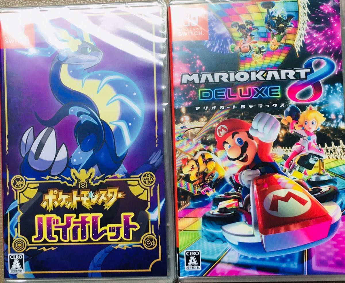 新品未開封 送料無料 Switch ポケットモンスター バイオレット&マリオ