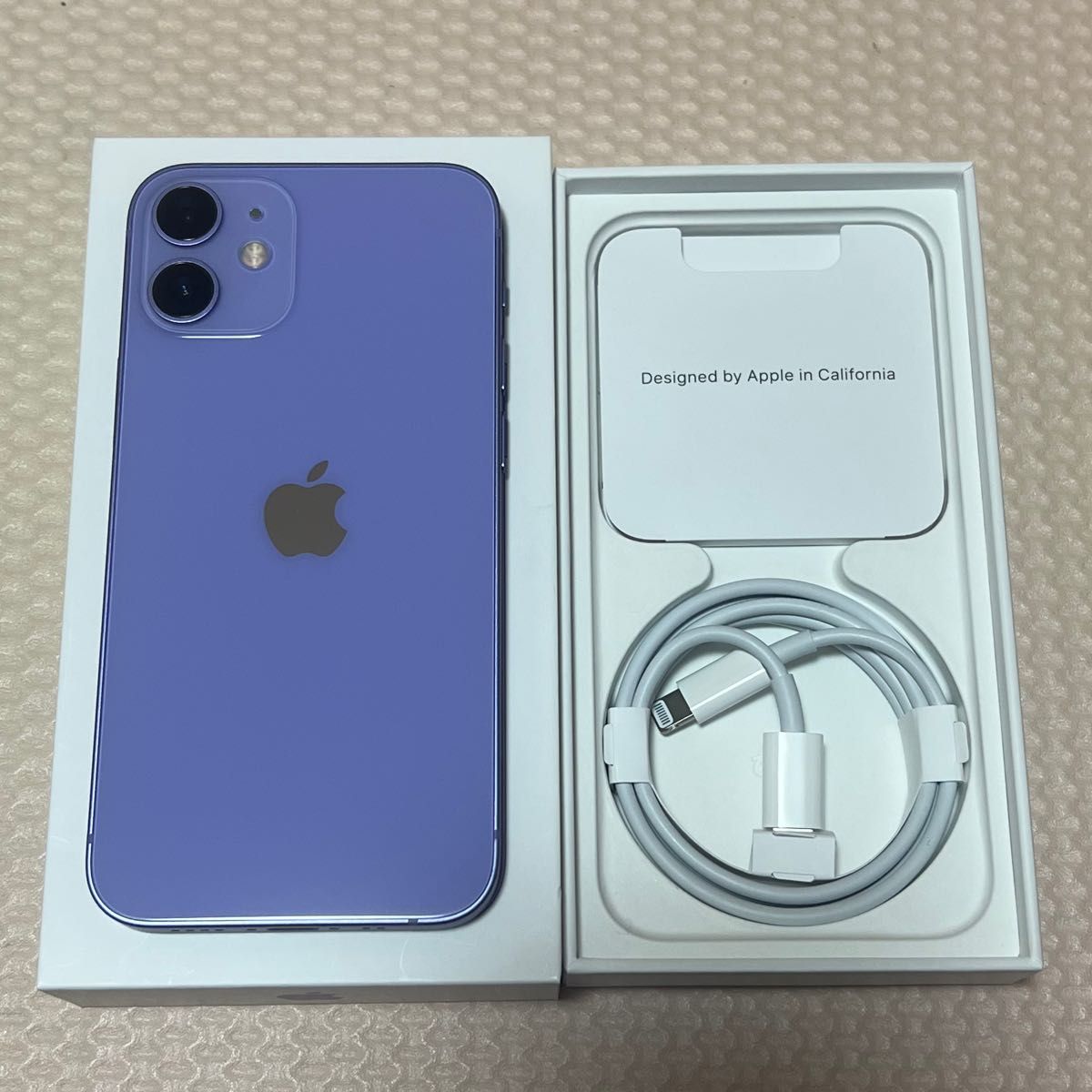 IPhone12 Mini 64GB パープル 3J247J A バッテリー状態100