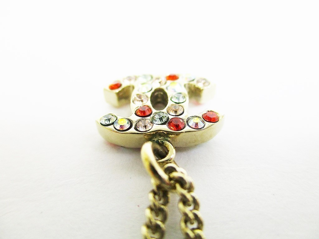超美品】 シャネル CHANEL CC ロゴ ココマーク マルチカラー ライン