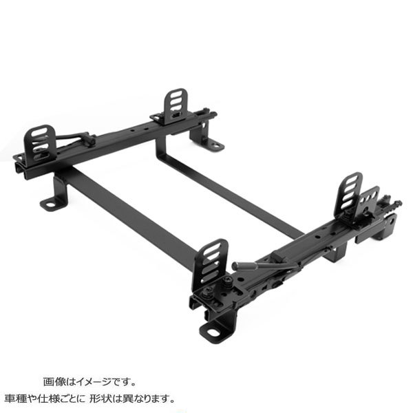 カワイ製作所 フルバケ用シートレール コペン LA400K 運転席 HDタイプ シングルロック D033RD 日本製 レカロ用_画像9