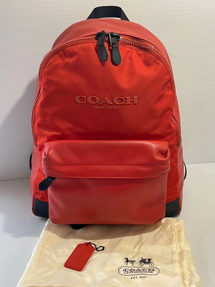 正規代理店 COACH 36◇美品 S コーチリュック レディース兼用 パソコン