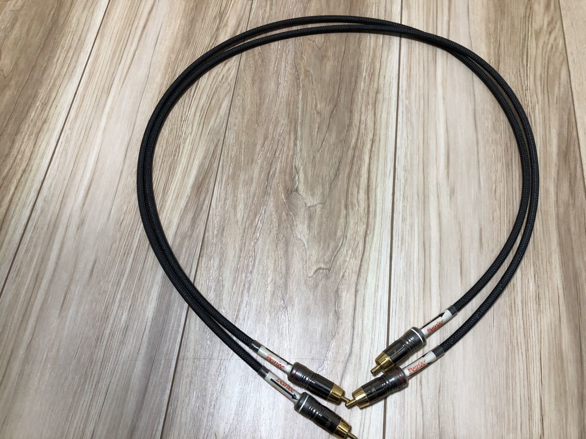 DENTEC デンテック RCAケーブル 銀単線 サウンドデン 1メートル DENTEC デンテック RCAケーブル 銀単線 サウンドデン 1メートル