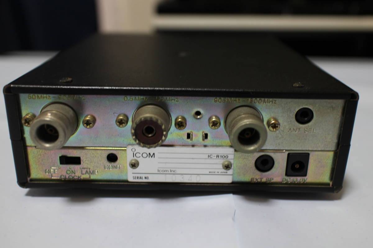 ICOM IC-R100 広帯域受信機 アイコム ラジオ Yahoo!オークション - 美品 ICOM アイコム IC-R100 広帯域受信機