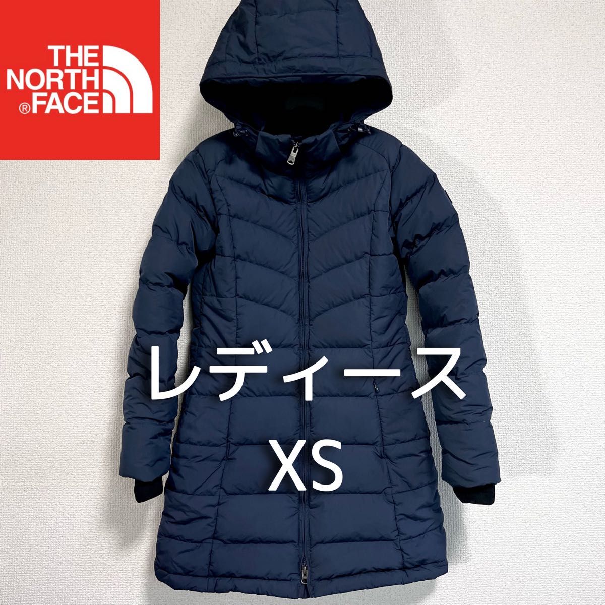 美品希少! THE NORTH FACE ダウンコート レディースXS ネイビー ノース