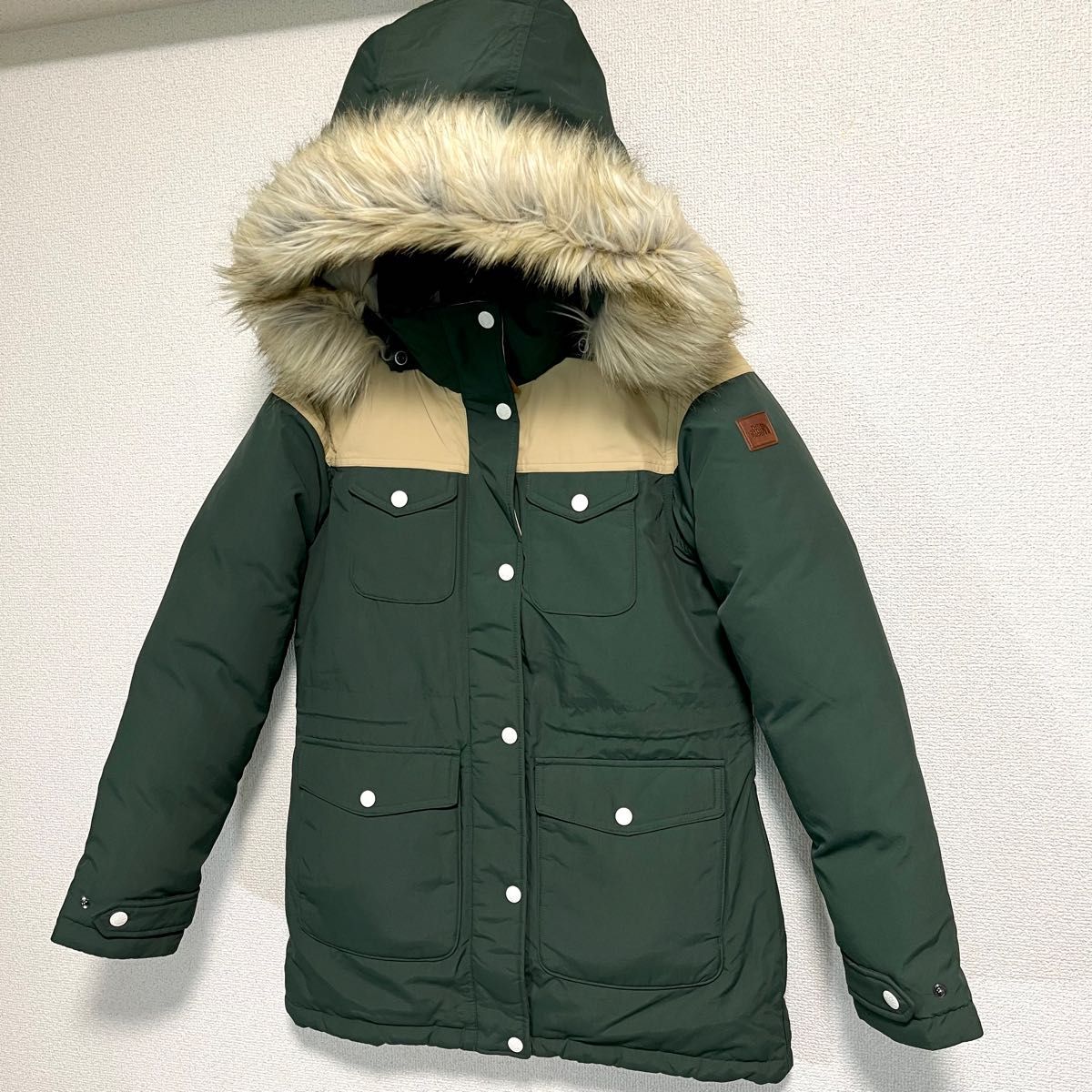 THE NORTH FACE ノースフェイス ファー付きダウンジャケット S