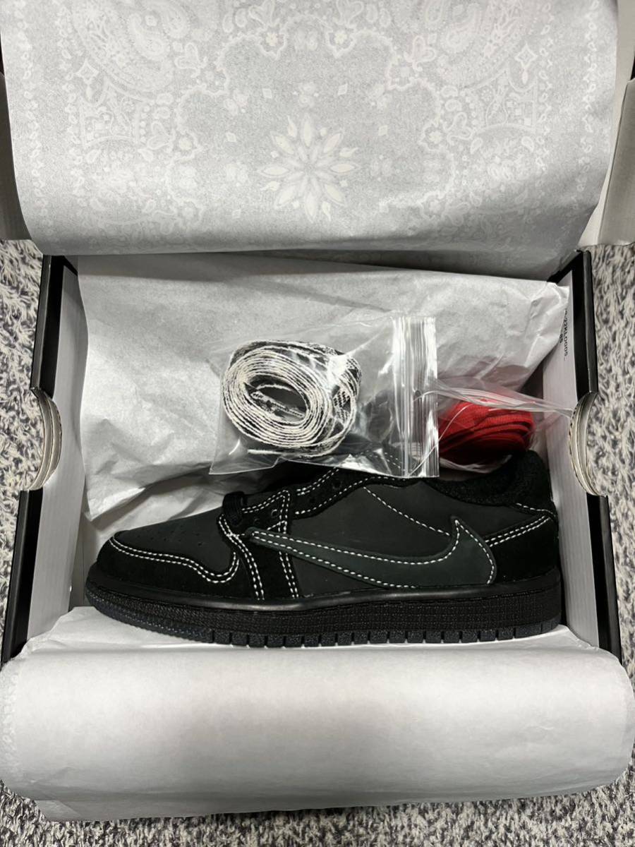 正規品質保証】 Low Jordan1 Air Nike Scott Travis SNKRS購入 PS18cm 