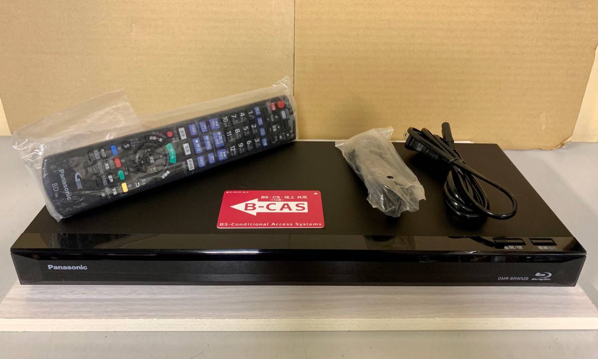 安心！整備品 】 上位機 Panasonic DIGA 【 DMR-BRW520 】 500GB/15倍