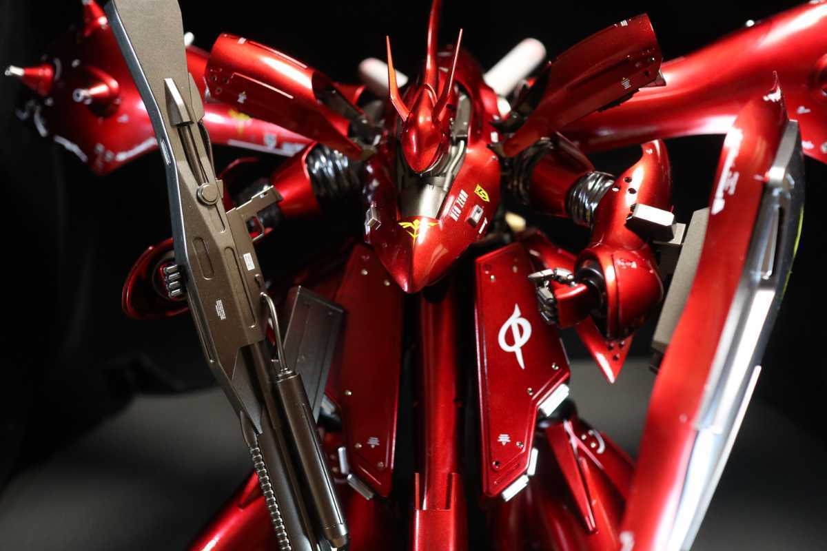 RE/100 1/100 MSN-04II ナイチンゲール 改修キャンディ塗装完成 RE/100 1/100 MSN-04II ナイチンゲール 改修キャンディ塗装完成