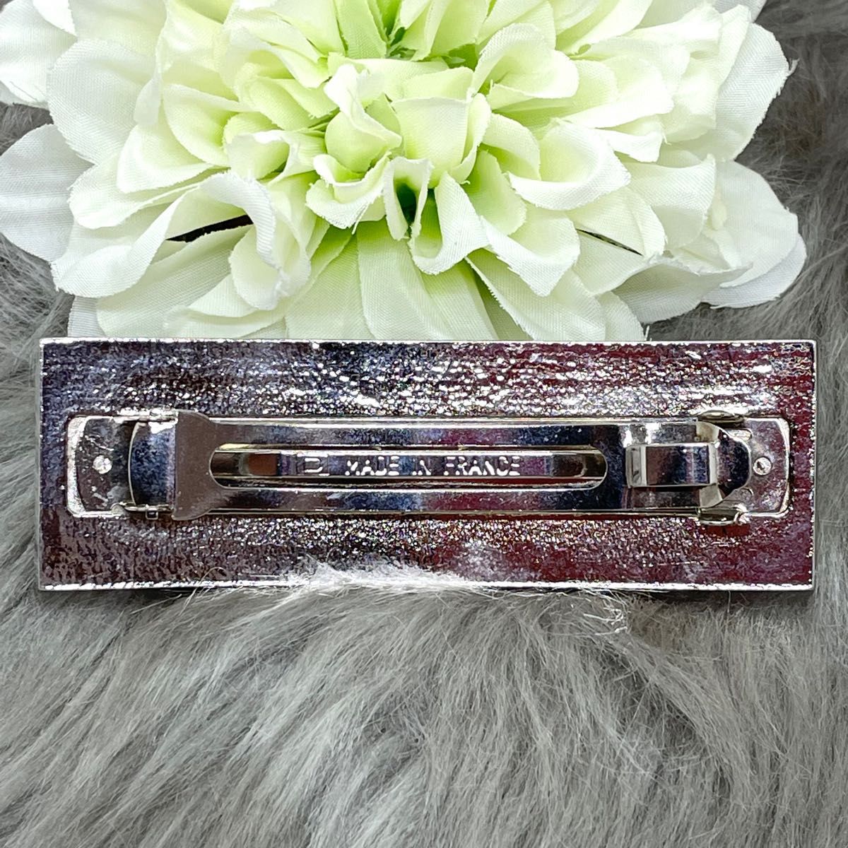 極美品】CHANEL シャネル バレッタ ヴィンテージ マトラッセ ココ