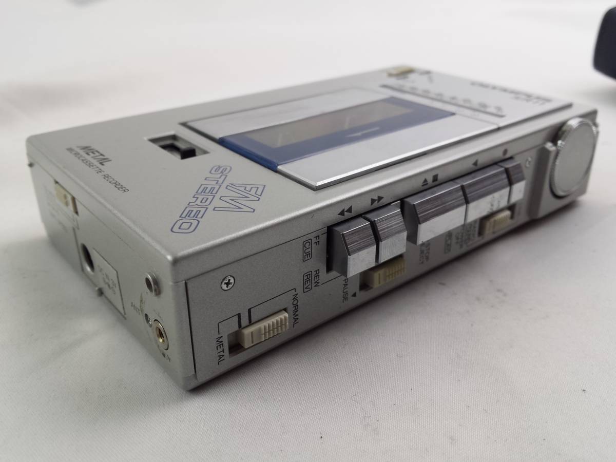 OLYMPUS オリンパス SR11 FMステレオ マイクロカセットレコーダー Yahoo!オークション - OLYMPUS マイクロカセットレコーダー SR11
