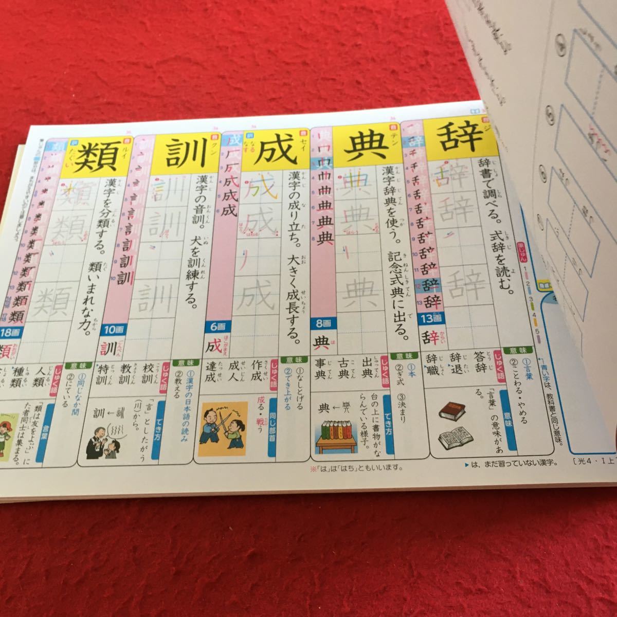 Y26-955 漢字のびのびスキル 4年生 ドリル 計算 テスト プリント 予習 復習 国語 算数 理科 社会 家庭学習 非売品 明治図書 ドラえもん_画像3