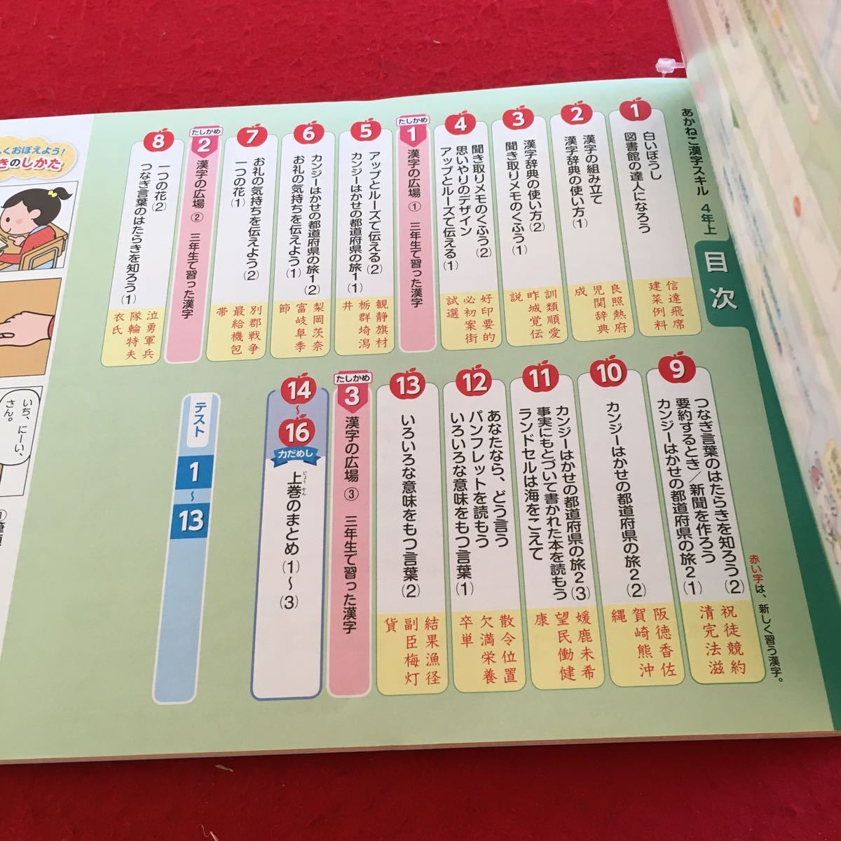 Z7-157 あかねこ 漢字スキル 4年生 ドリル 計算 テスト プリント