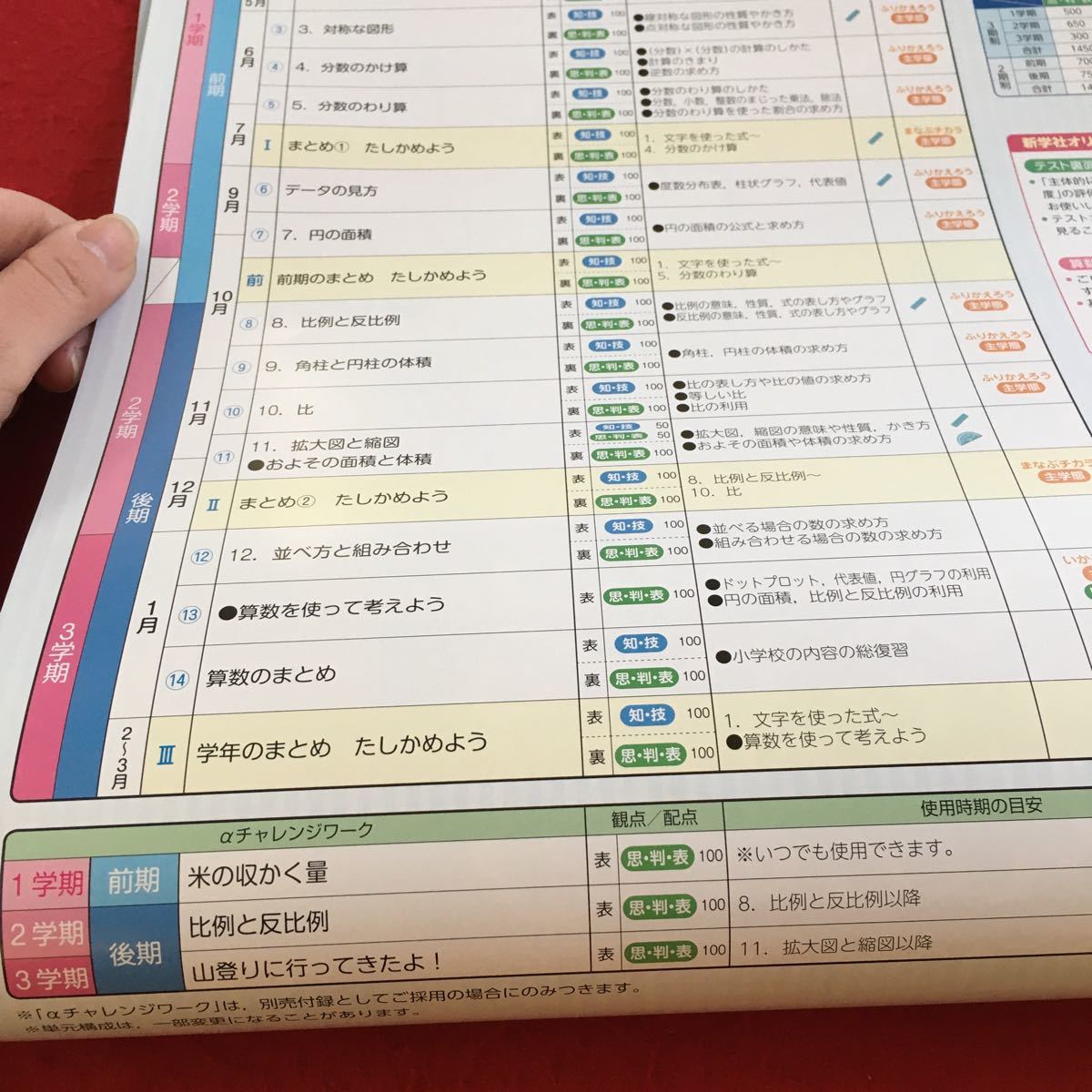 Z6-666 基礎から活用まで 算数α 6年生 ドリル 計算 テスト プリント 予習 復習 国語 算数 理科 社会 英語 家庭学習 非売品 新学社 タマ_画像3