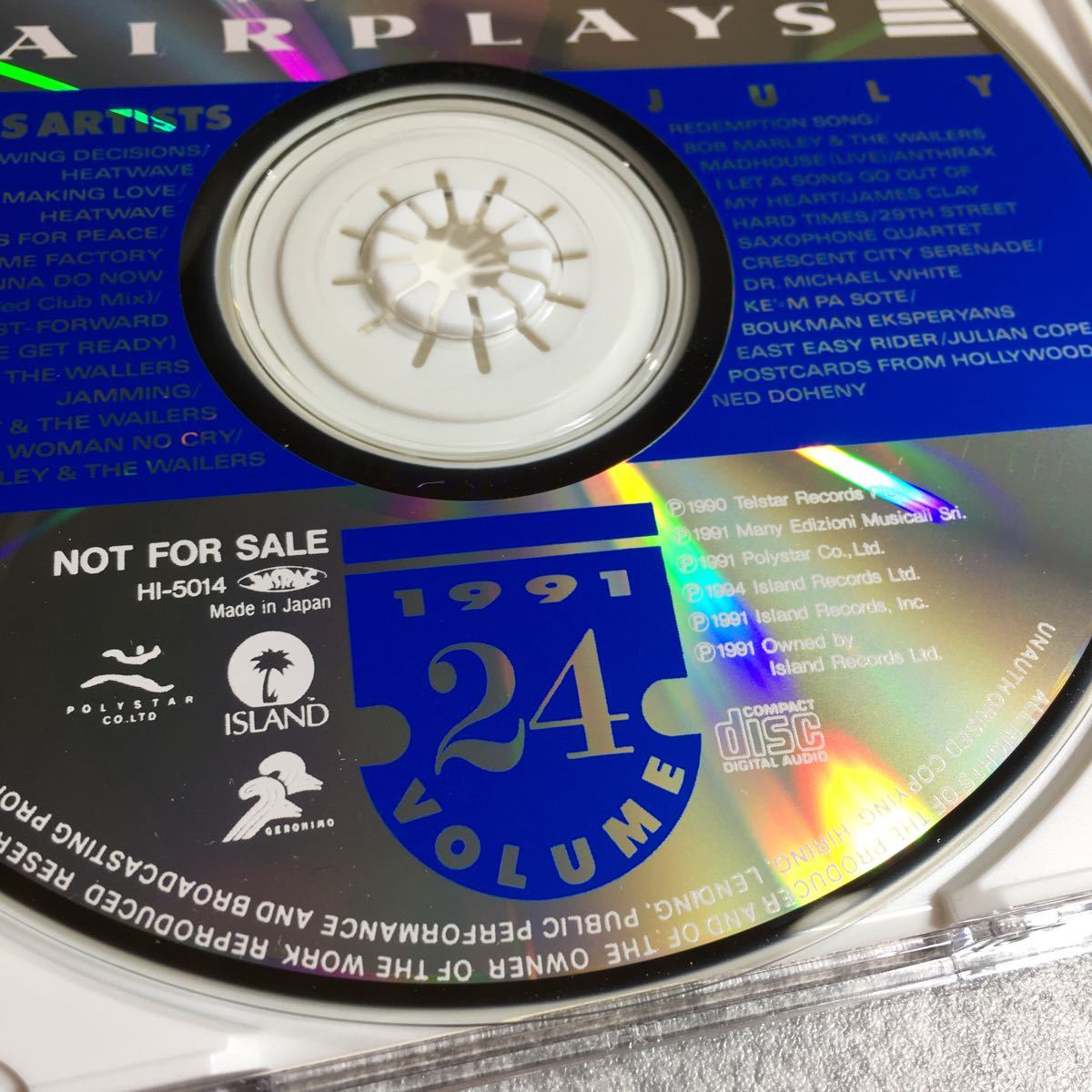 非売品　1991年POLYSTAR洋楽オムニバスCD