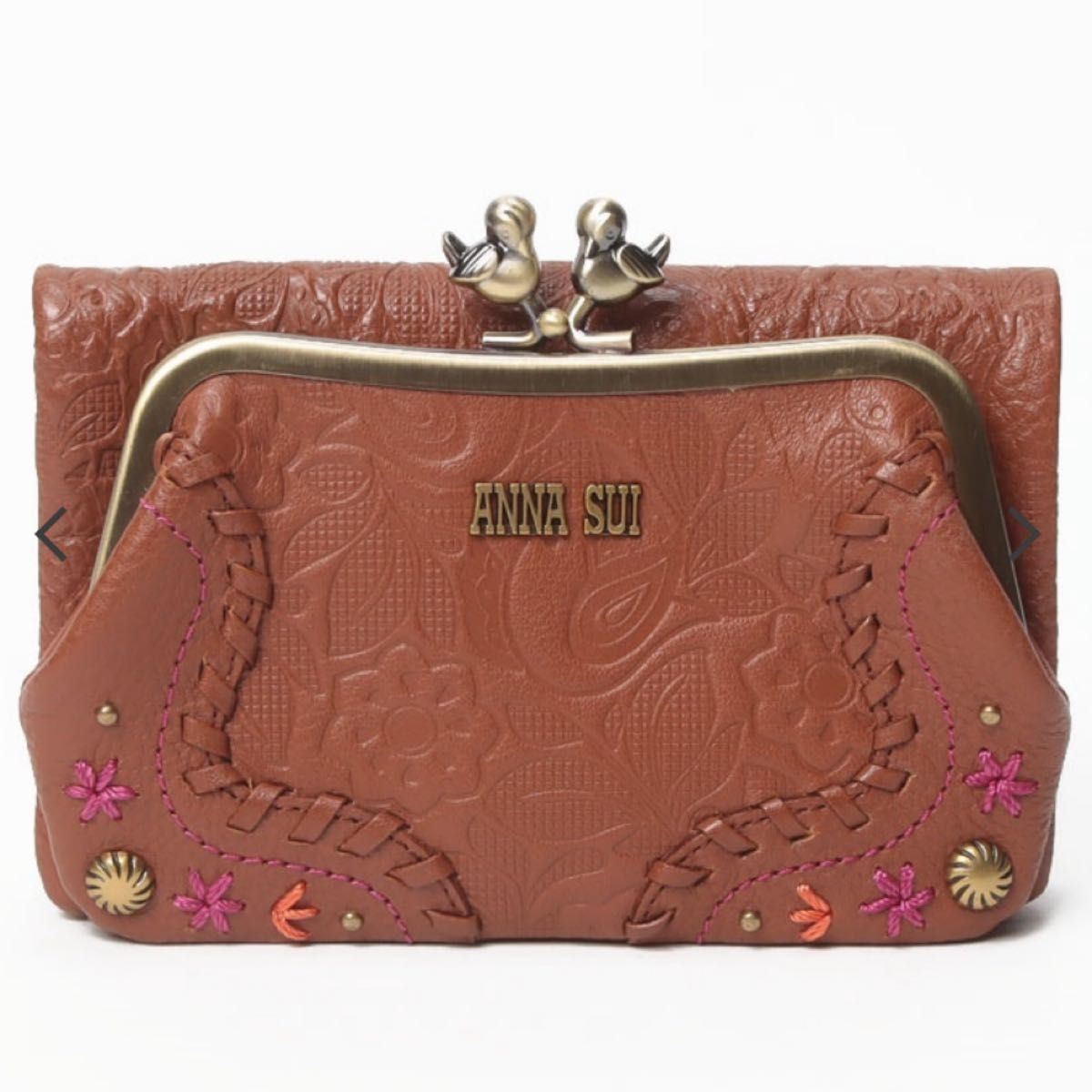 アナスイ(ANNA SUI) ハミング 口金二つ折り財布 小鳥 がま口 アナスイ(ANNA SUI) ハミング 口金二つ折り財布 小鳥 がま口